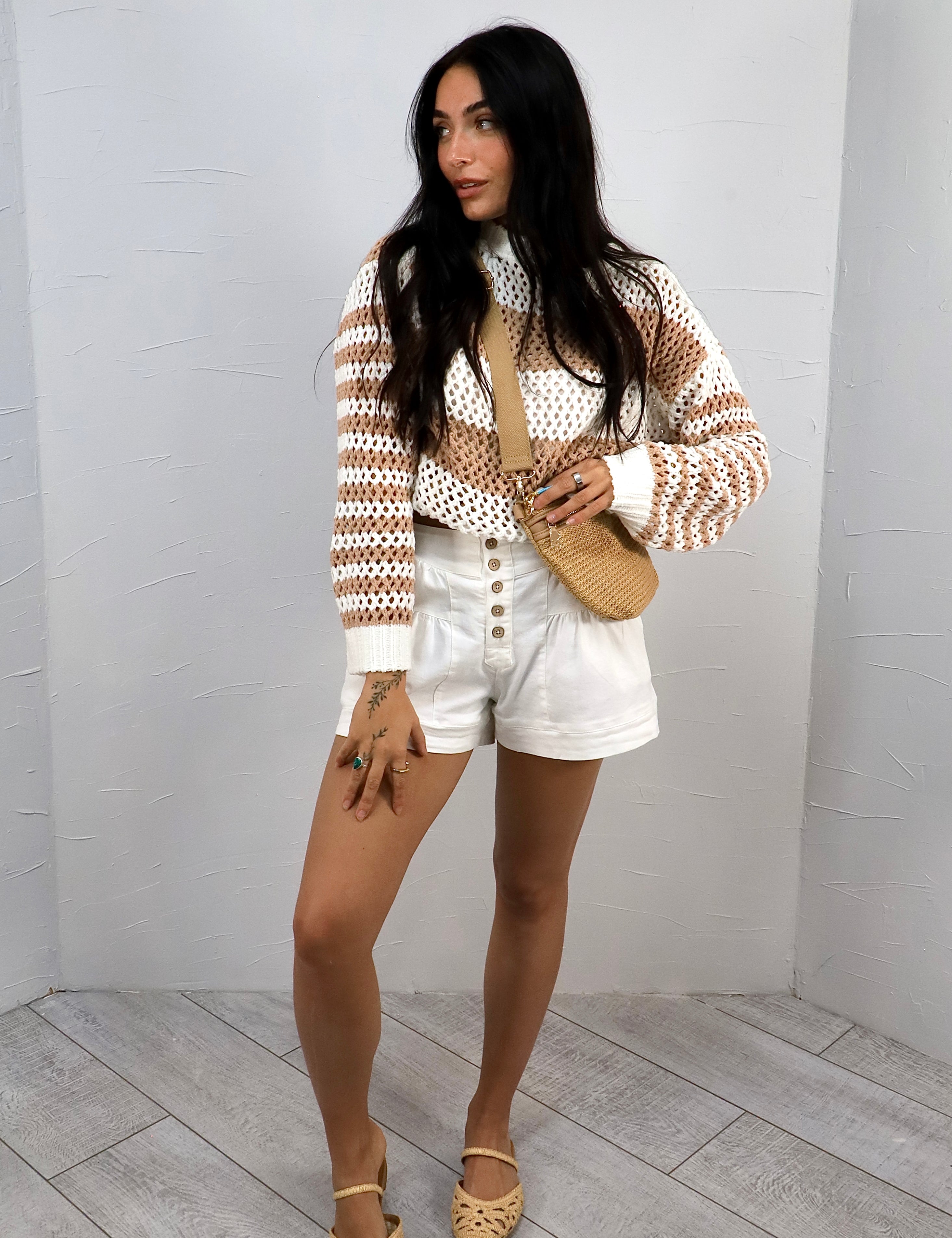 Willow's White Denim Short