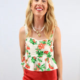 Charlie’s Cherry Tie Top