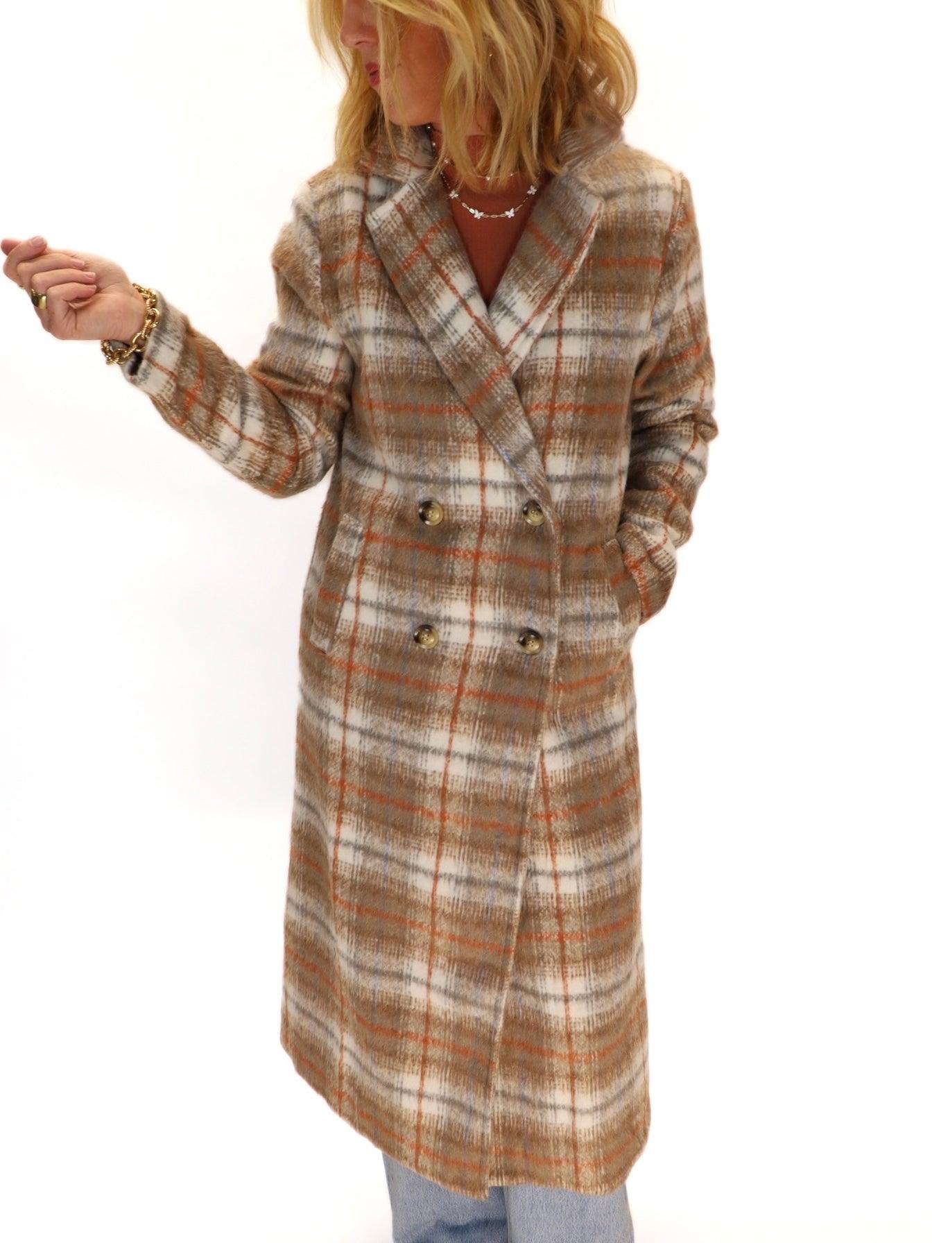 Jodie Plaid Jacket - Alden+Rose LLC 