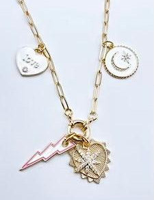 Lightening Charm Necklace - Alden+Rose LLC 