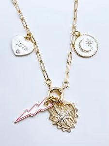 Lightening Charm Necklace - Alden+Rose LLC 