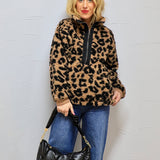 Shelly's Sherpa Leopard Fleece