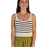 Kellan Knit Striped Tank Top - Alden+Rose LLC 