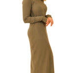 olive green dress