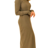 olive green dress