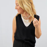 Silvia's Sleeveless Layered Tee