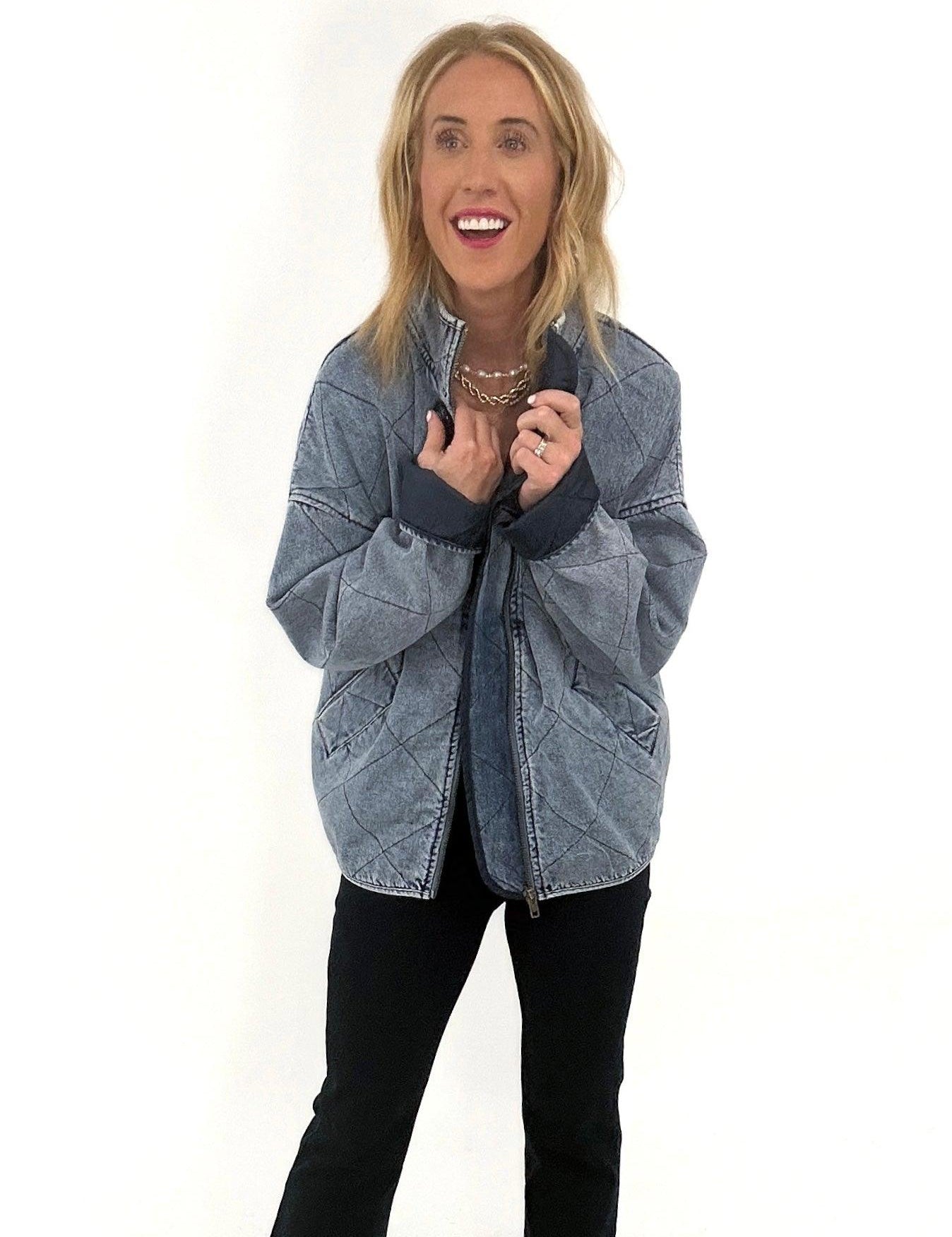 cozy loose fitting jacket 