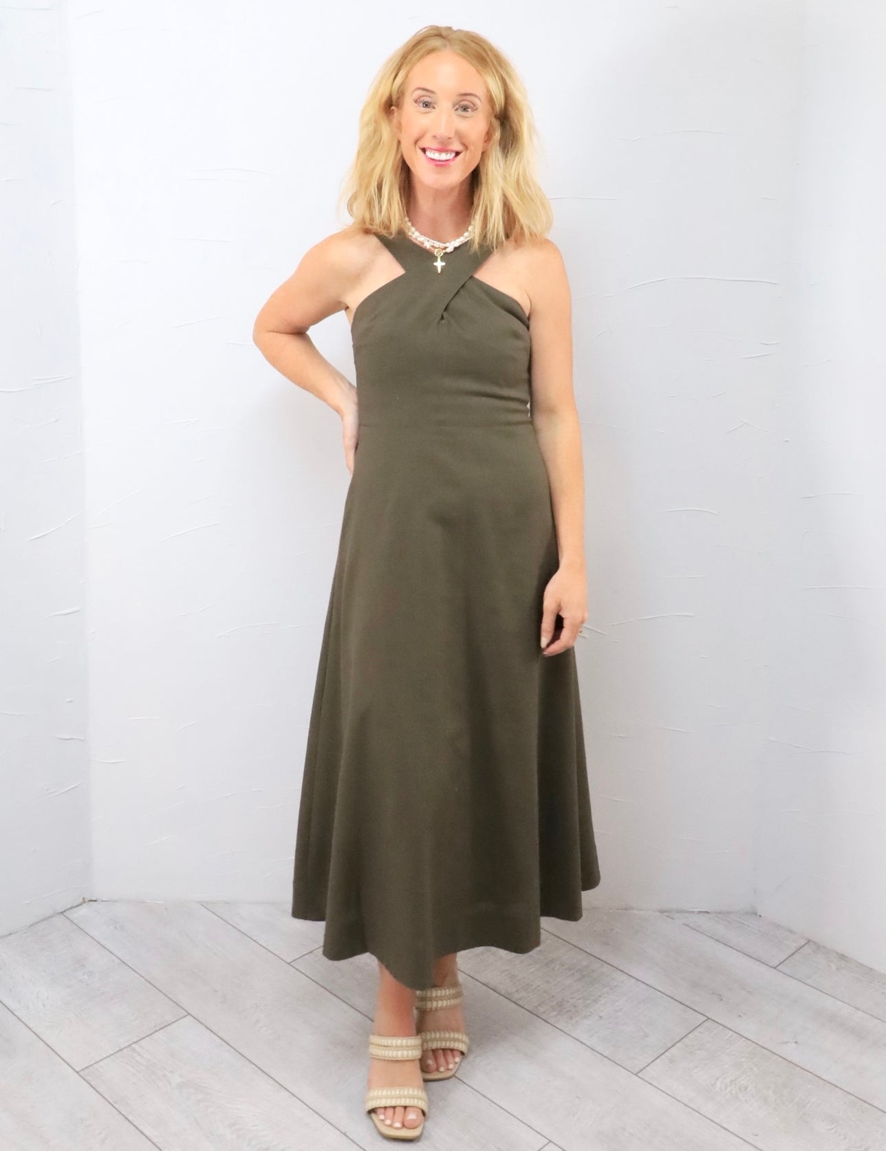 Backyard Linen Dress