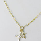 Double Cross Necklace