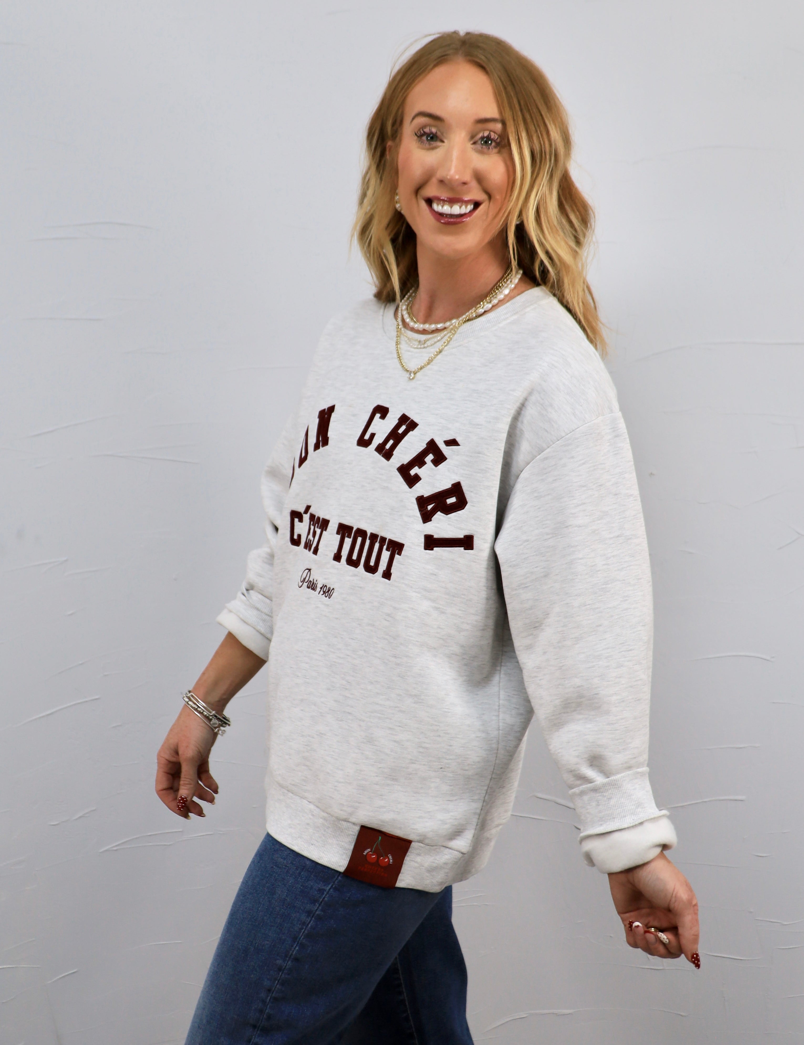 Paris Mon Cheri Crewneck