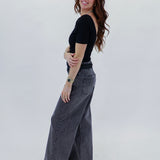 Steel Wide Leg Denim