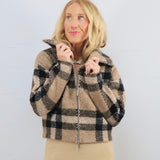 Jaques Plaid Sweater Jacket