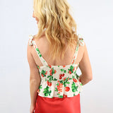 Charlie’s Cherry Tie Top
