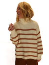 Taylor Striped Fuzzy Sweater