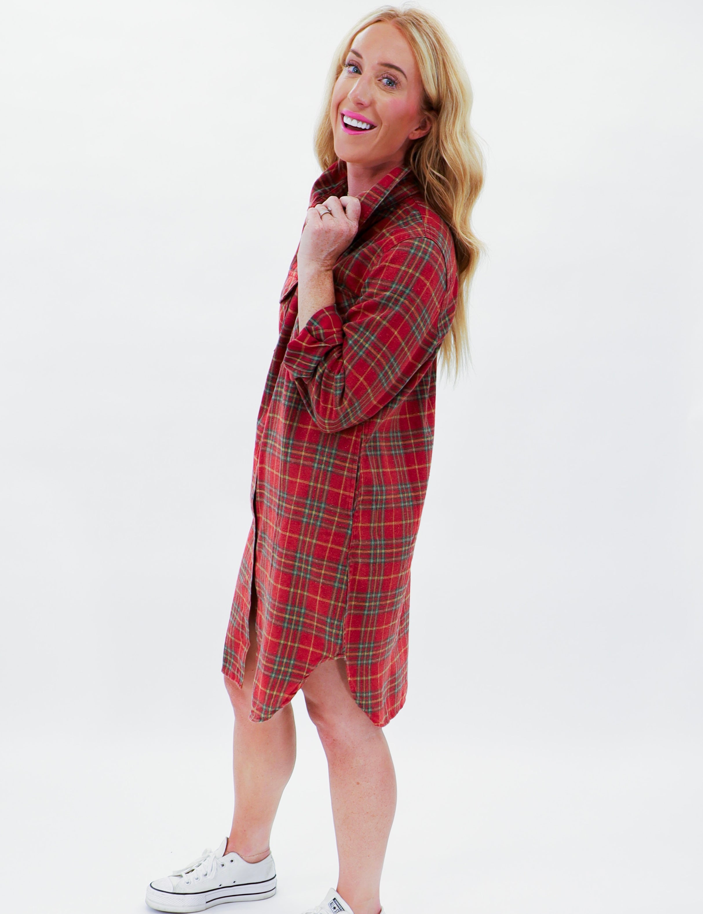 Dreaming In Plaid Dress