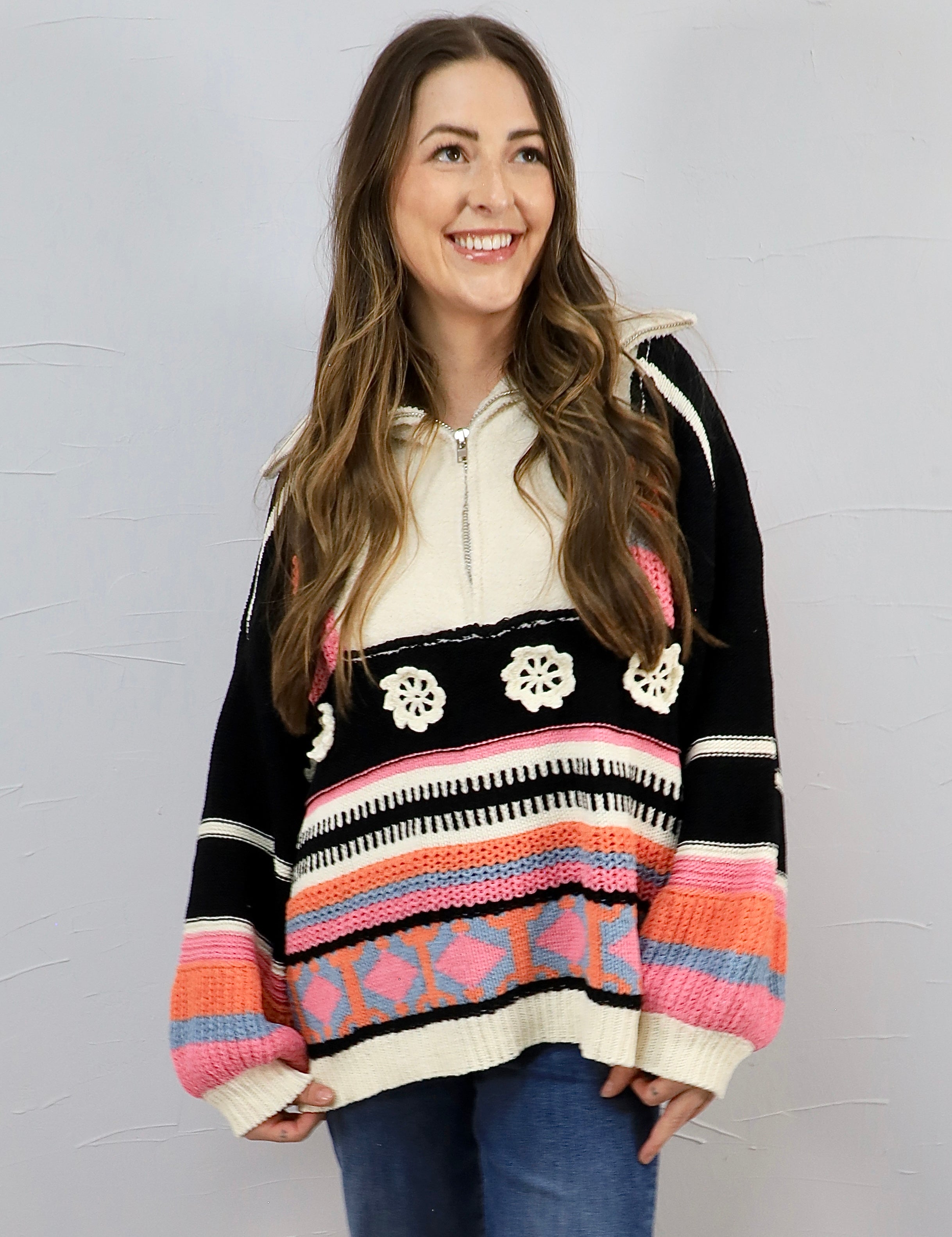 Zen's High Collar Pullover Sweater