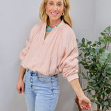 Bessie Satin Bomber Jacket