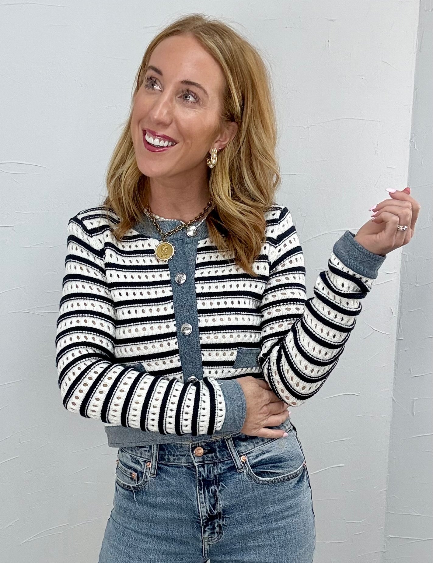 CASETTE SWEATER CARDIGAN