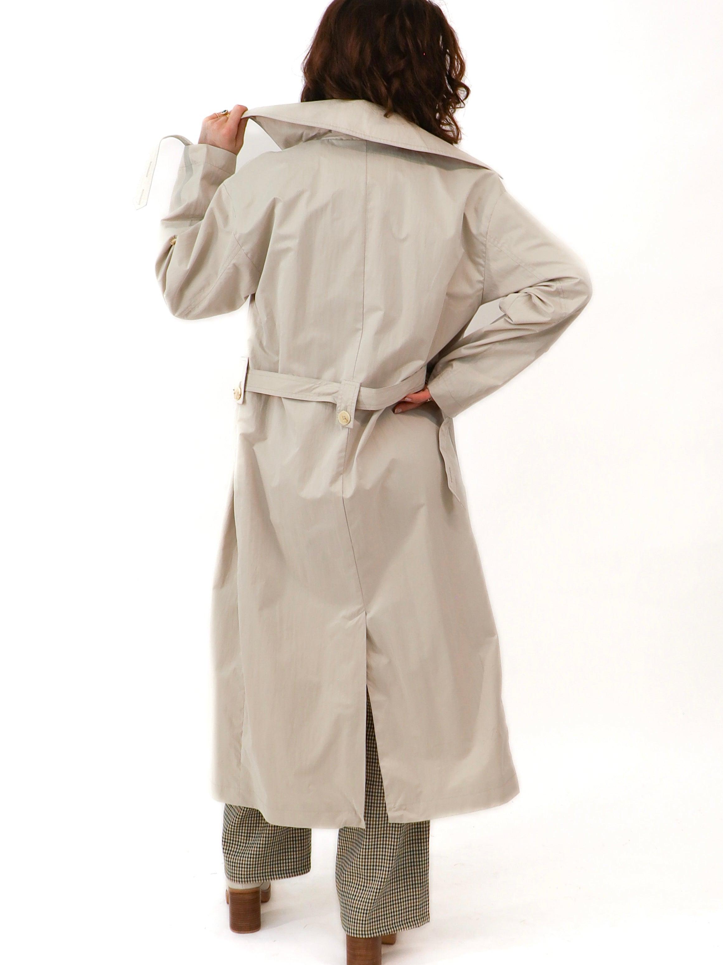 oversized trench jacket