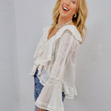 Ruthie's Ruffled Top