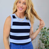 Curren Striped Top
