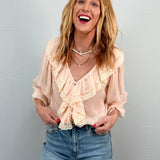 Betsey's Blush Blouse