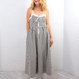 Simplistically Checkered Dress