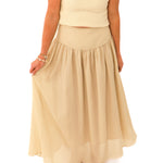 Tan ballerina skirt 