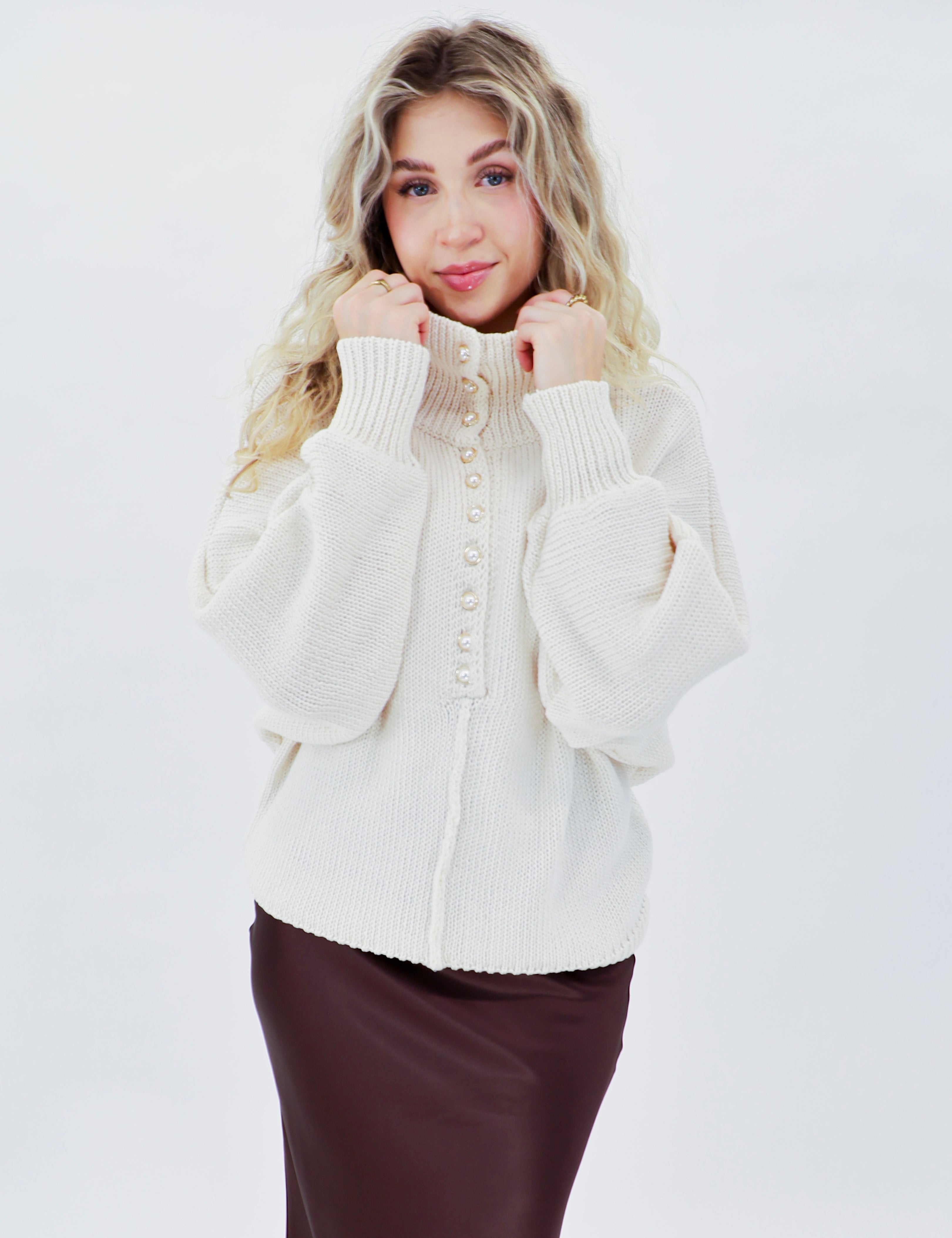 Pearls Chic Sweater