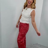 Lucky In Print Bandana Barrel Denim