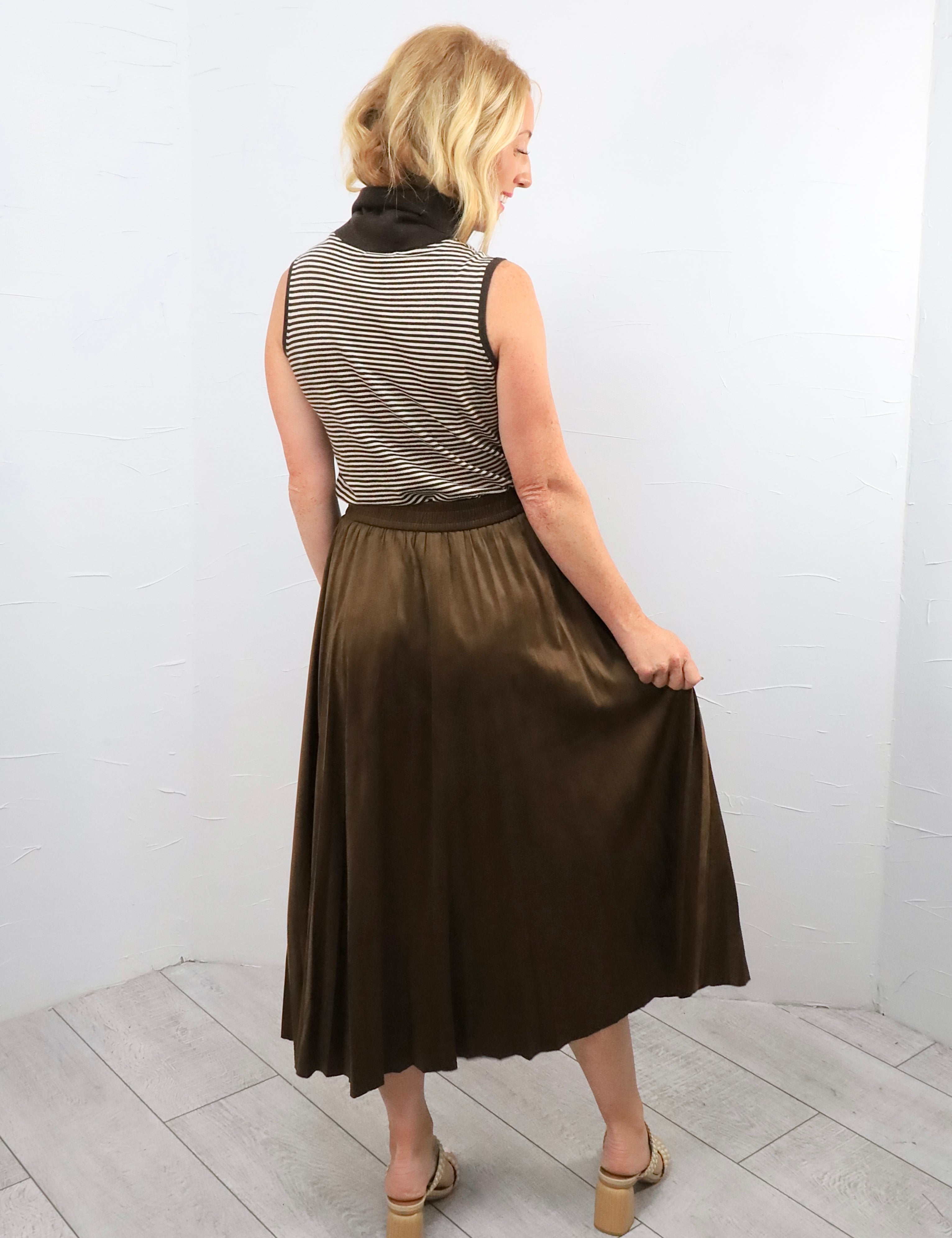 Pleated For Fall Skirt