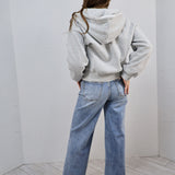 Meg's Lace Detailed Hoodie