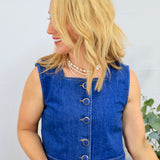 Cool Mornings Denim Vest