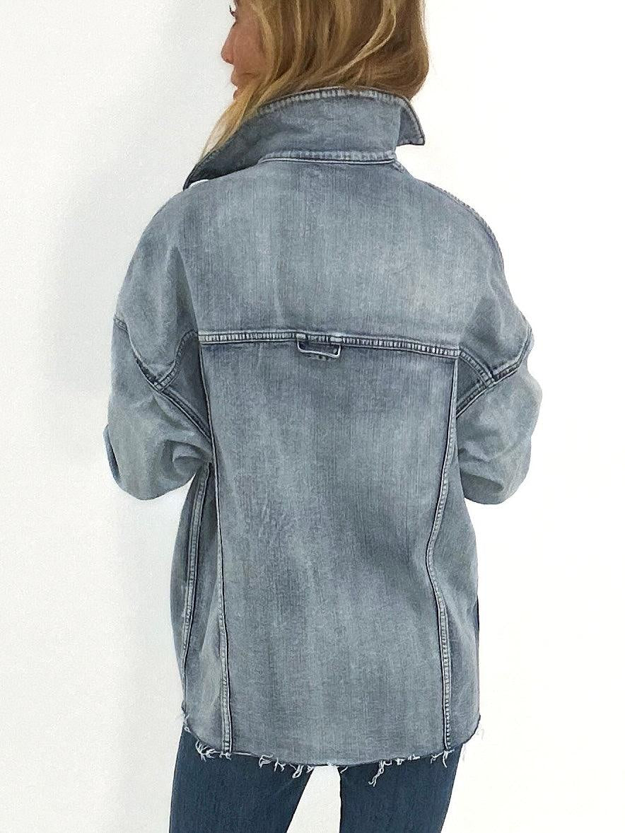 classic washed denim jacket