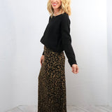Lovely In Leopard Midi Skirt