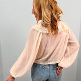 Betsey's Blush Blouse