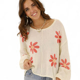 Daisy knit sweater 