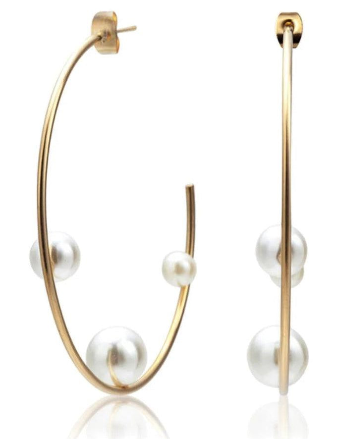 Allie Pearl Hoops - Alden+Rose LLC 