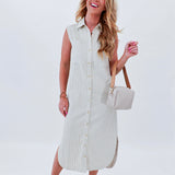 Fall For You Linen Dress