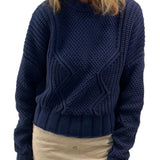 navy blue sweater 