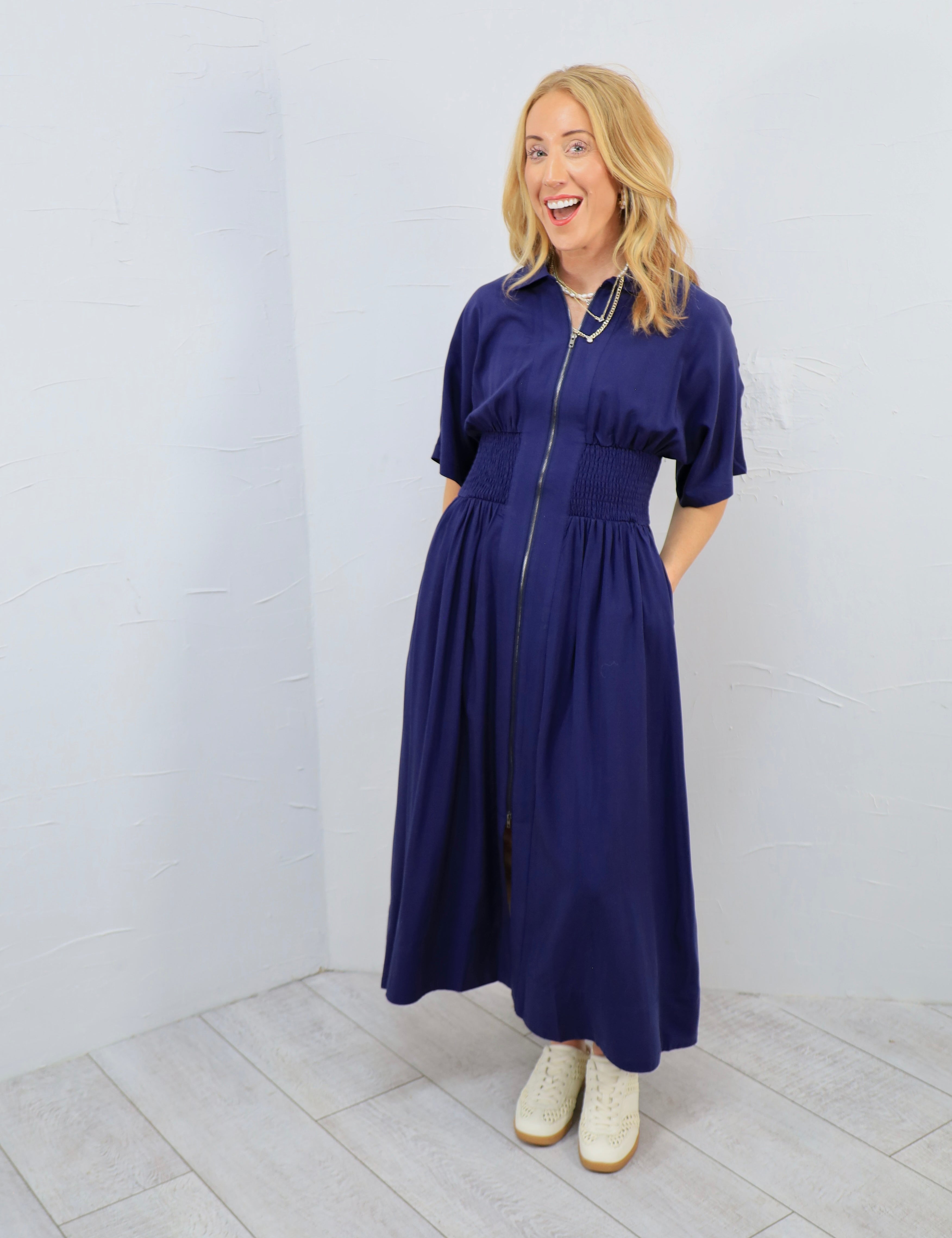 Janesse Smock Waist Dress