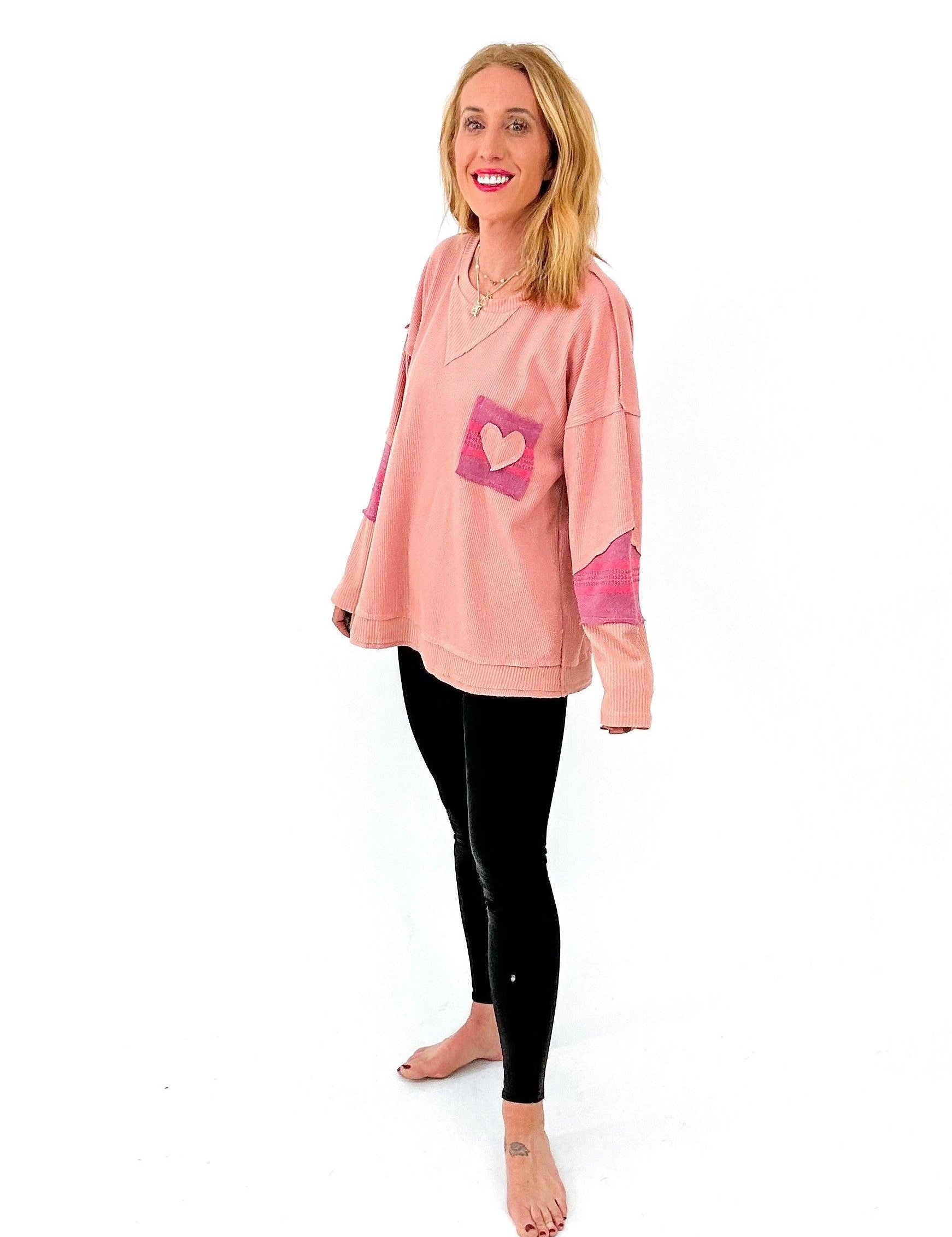 Hearts and Happy Thermal Top - Alden+Rose LLC 