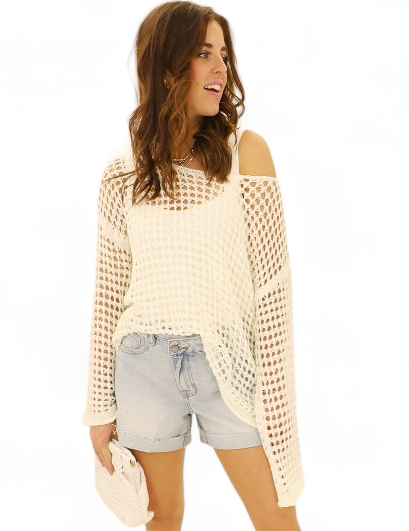 Loose summer sweater 