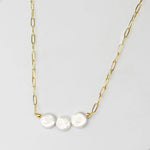 Gold and Pearl necklace 