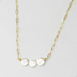 Gold and Pearl necklace 