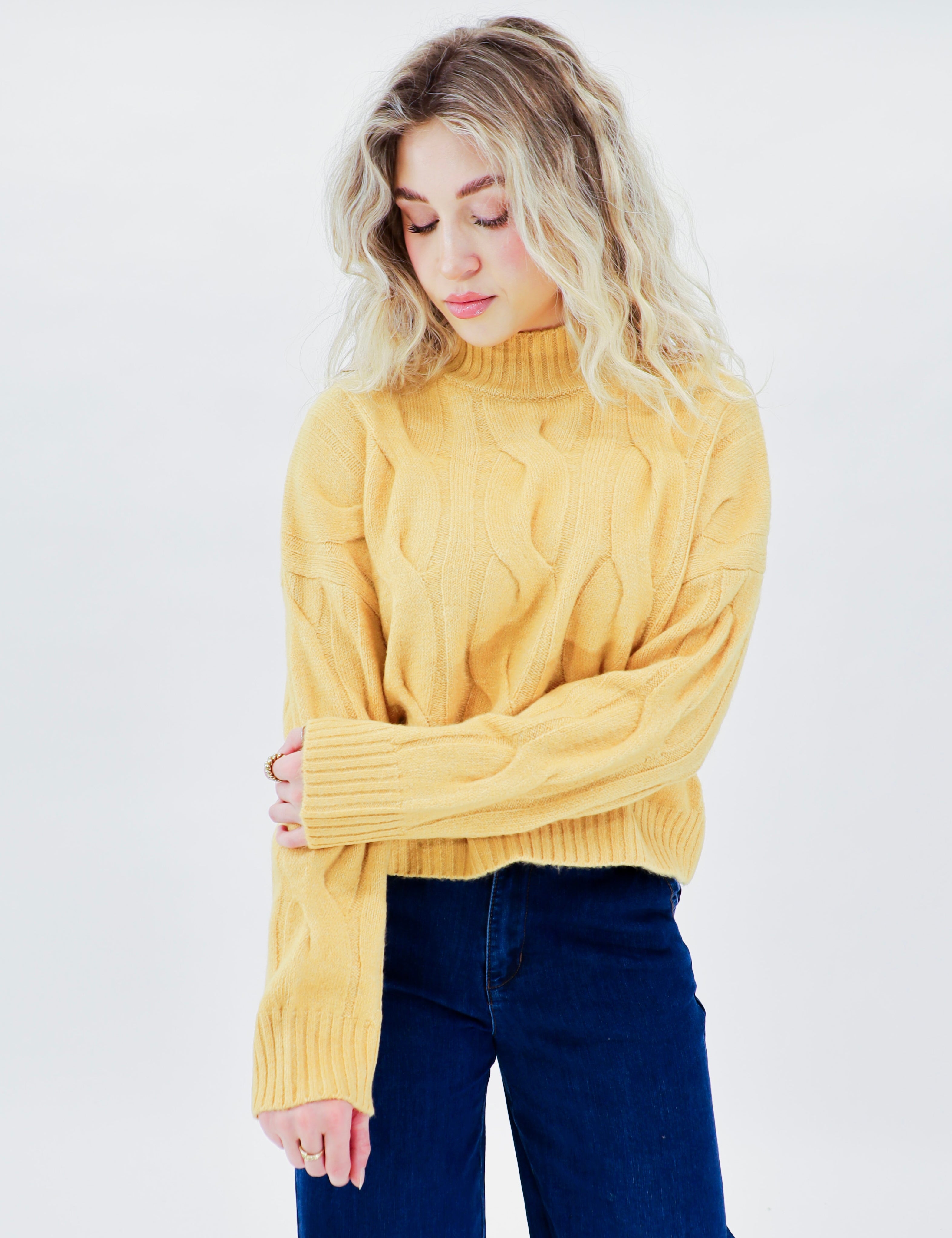 Molly's Marigold Knit Sweater