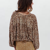 Lucille Leopard Top