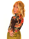 Fiona Floral Sheer Tops