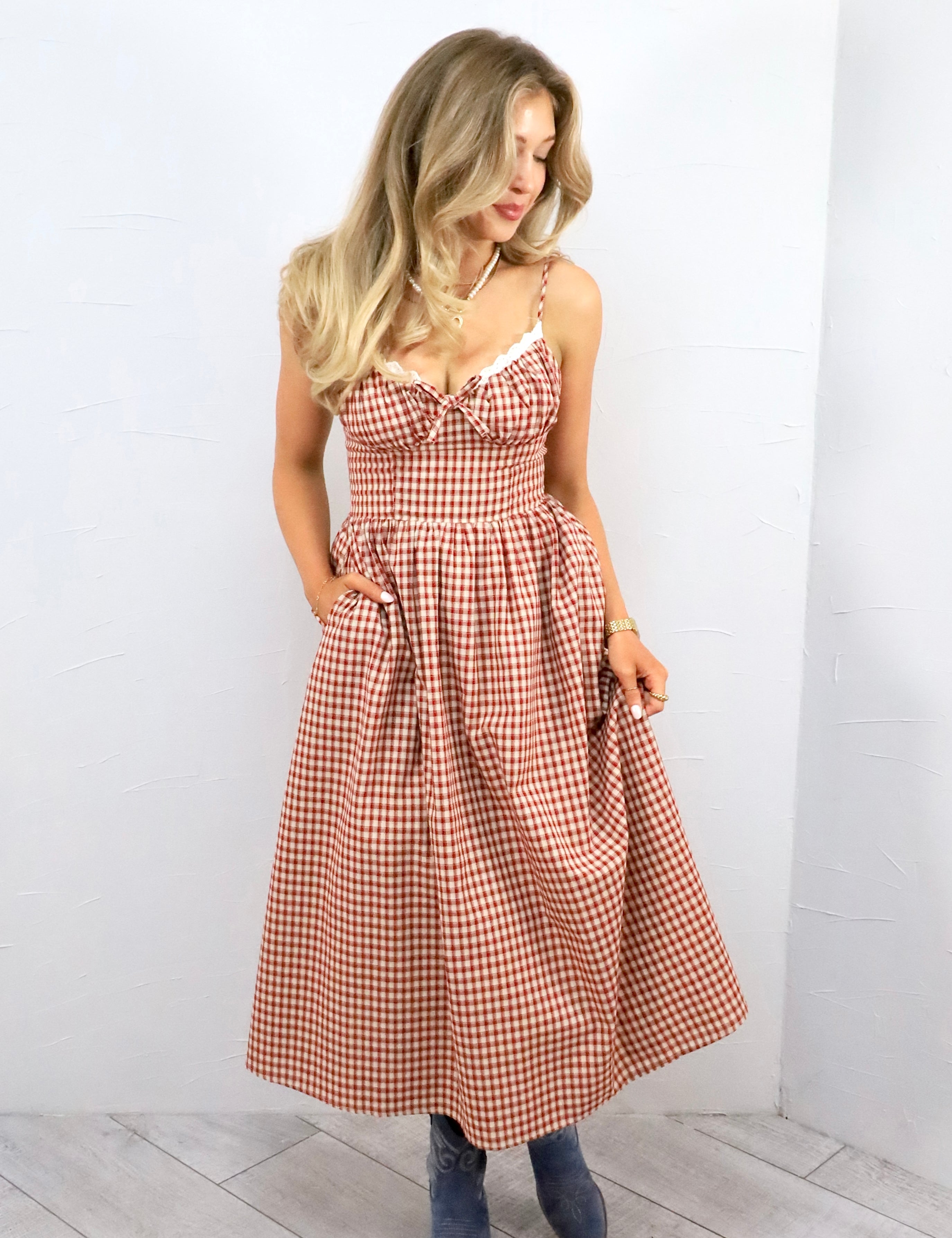 Gingham Country Dress