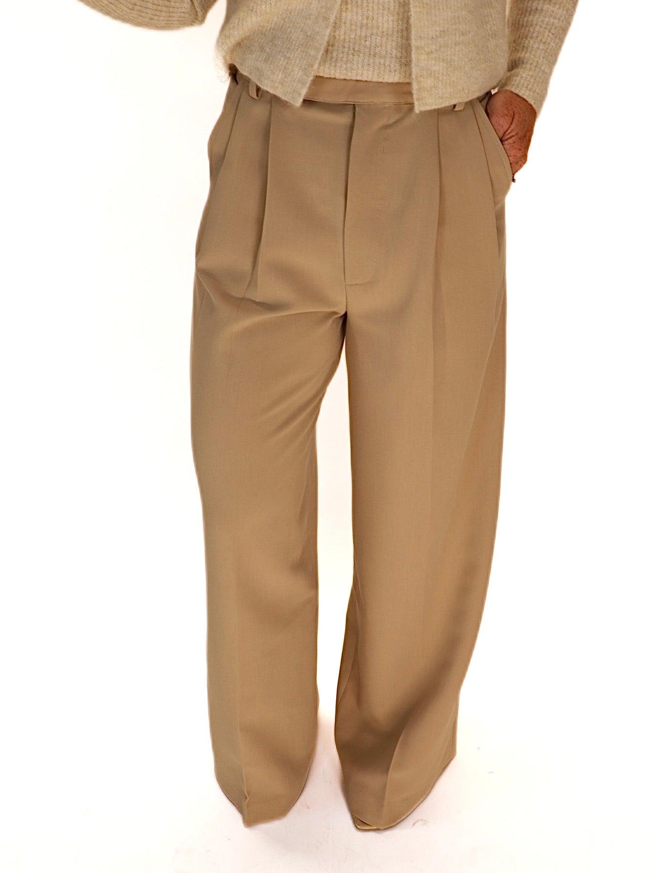 Milani Taupe Trouser - Alden+Rose LLC 